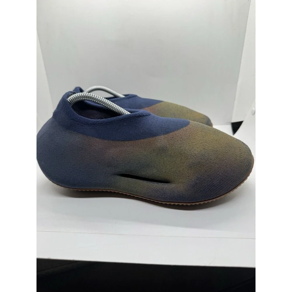 Adidas Yeezy Knit Runner Faded Indigo Mens 9 Blue Navy Shoes Slip on